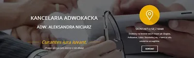 Aleksandra Niciarz - Adwokat Głogów, Kancelaria Adwokacka